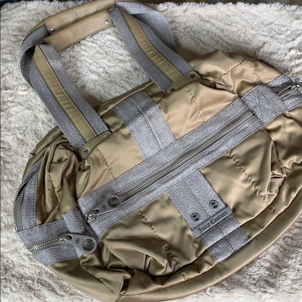 Vintage Juicy Couture fabric satchel